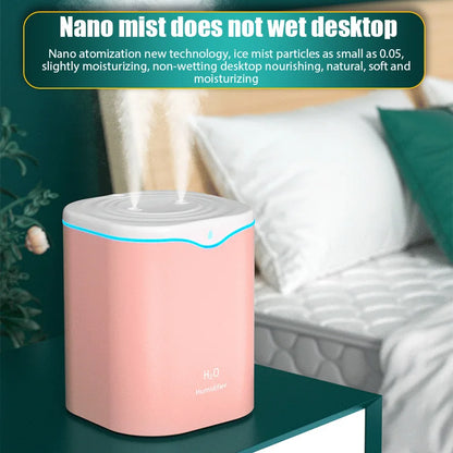Air Humidifier Double Spray Port Essential Oil Aromatherapy